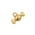 Pingente Bala Ouro 12 mm
