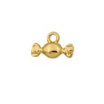 Pingente Bala Ouro 12 mm