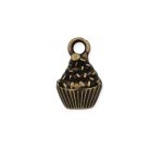 Pingente Cupcake Ouro V 10 mm