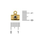 Pingente Mala Ouro 13 mm