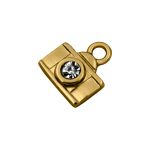 Pingente Mala Ouro 13 mm