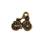 Pingente Bicicleta Ouro V 17 mm