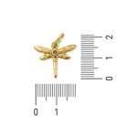 Pingente Libélula Ouro 19 mm