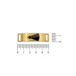 Bridão Nossa Senhora Ouro com Grafite 14 mm