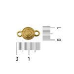 Pingente Pontos Ouro 11 mm