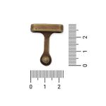 Enfeite Liso Ouro Velho 23 mm