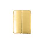 Fechamento Retangular Ouro Escovado 20 mm