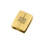 Fechamento Retangular Ouro 20 mm