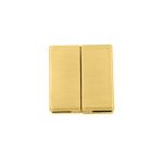 Fechamento Retangular Ouro E 19 mm