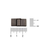 Fechamento Retangular Prata Velha 13 mm