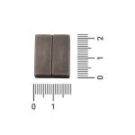 Fechamento Retangular Prata Velha 19 mm