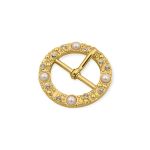Fivela Trabalhada Ouro 44 mm