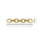 Base de Pulseira Trabalhada Ouro 21 mm