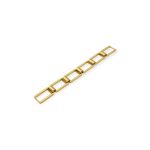 Base De Pulseira Retângular Ouro 18 mm