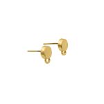 Base De Brinco Redondo  Ouro 8 mm