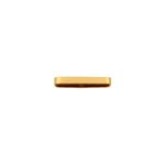 Passador Retangular Ouro 3 mm