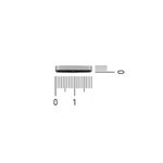Passador Retangular Níquel 3 mm