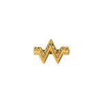 Passador Mulher Maravilha Ouro 24 mm