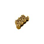 Passador Trabalhado Ouro 12 mm