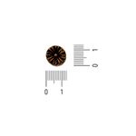 Passador Redondo Ouro Velho 14 mm