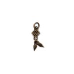 Pingente Folhas Ouro V 8 mm