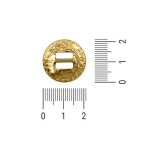 Enfeite Redondo Ouro 21 mm