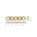 Corrente Groumet Ouro 13 mm
