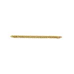 Corrente Groumet Elo Duplo Ouro 6 mm