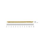 Corrente Groumet Elo Duplo Ouro 6 mm