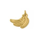 Pingente Banana Ouro 21 mm