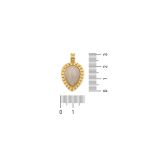 Pingente Trabalhado Ouro 19 mm