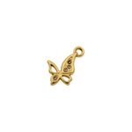 Pingente Borboleta Ouro 12 mm