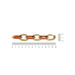 Corrente Mista Ouro com Amêndoa 21 mm