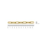 Corrente Cartier Ouro 9 mm