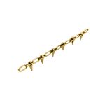 Corrente Spikes Ouro 17 mm