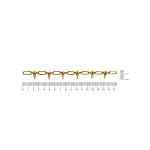 Corrente Spikes Ouro 17 mm