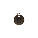 Pingente Medalha Ouro V 23 mm