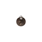 Pingente Medalha Ouro V 23 mm