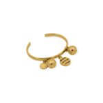 Pulseira Bolinhas Ouro 66 mm