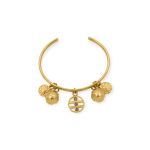 Pulseira Bolinhas Ouro 66 mm