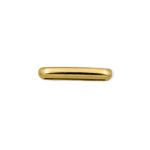 Passador Retangular Ouro 4 mm