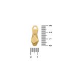 Pingente Gravata Ouro 12 mm
