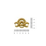 Enfeite Trabalhado Ouro 36 mm