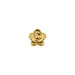 Enfeite Flor Ouro 8 mm