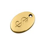 Pingente Sucesso Ouro 14 mm
