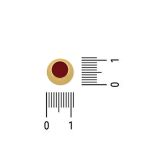 Enfeite Redondo Ouro 11 mm