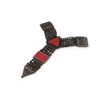 Enfeite Correntes Prata V 145 mm