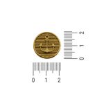Enfeite Âncora Ouro 21 mm