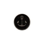 Enfeite Âncora Prata V 21 mm