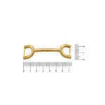 Bridão Texturizado Ouro 23 mm